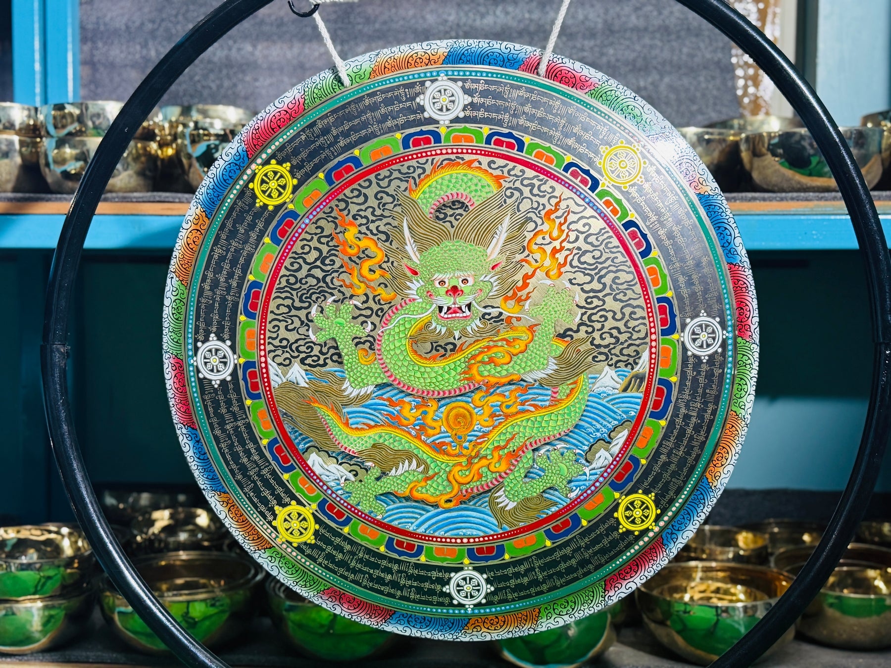 26 Inch Bronze Gong Handmade In Nepal One of One 0034