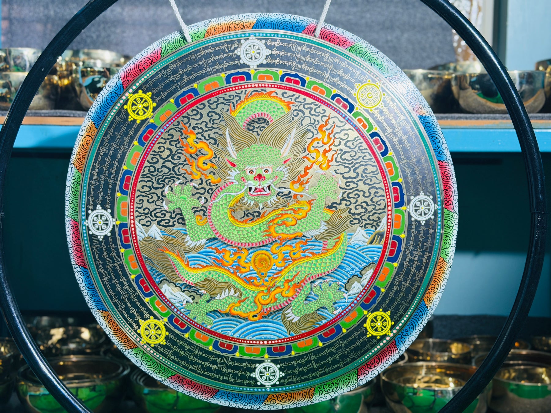 26 Inch Bronze Gong Handmade In Nepal One of One 0034