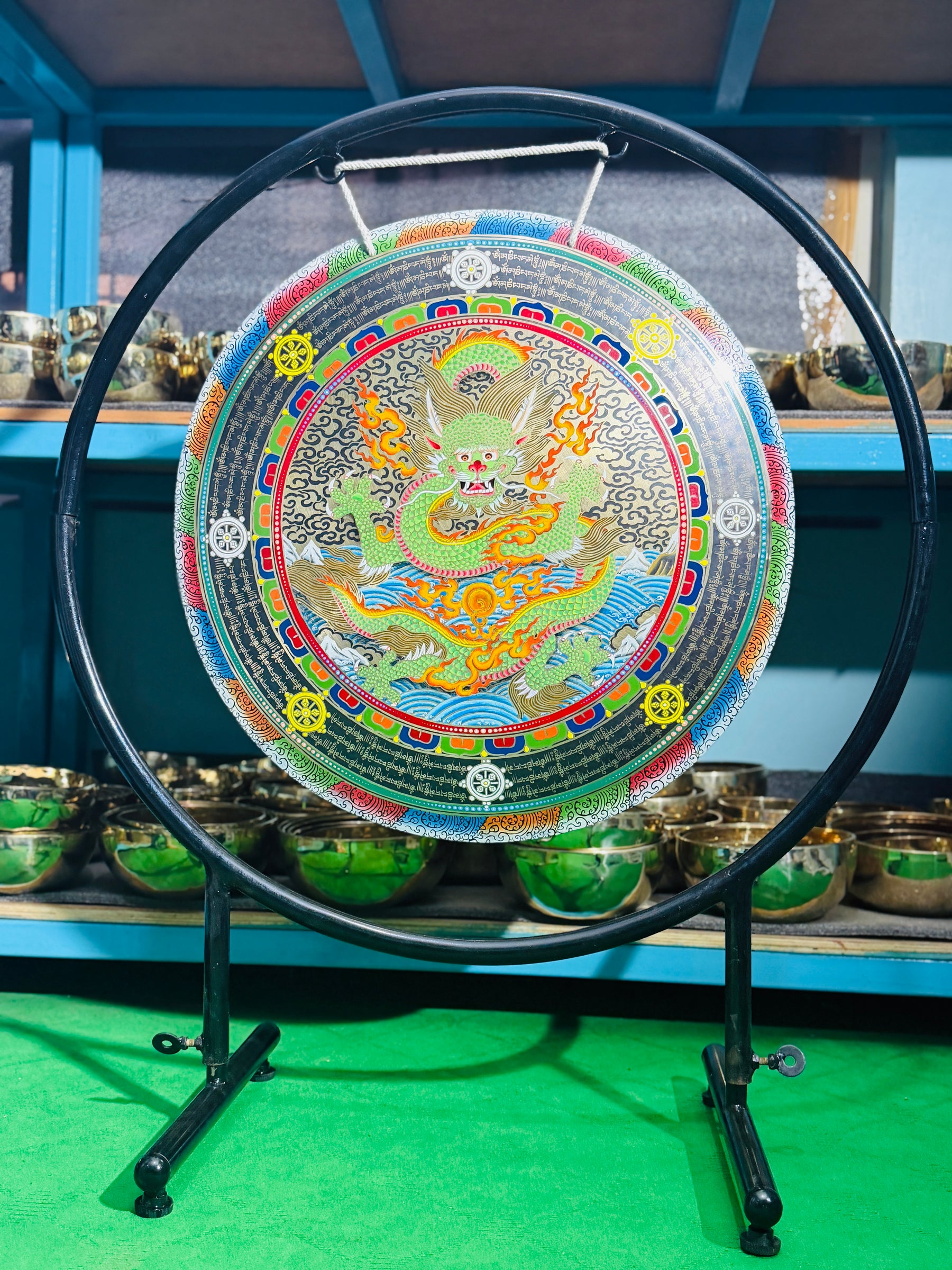26 Inch Bronze Gong Handmade In Nepal One of One 0034