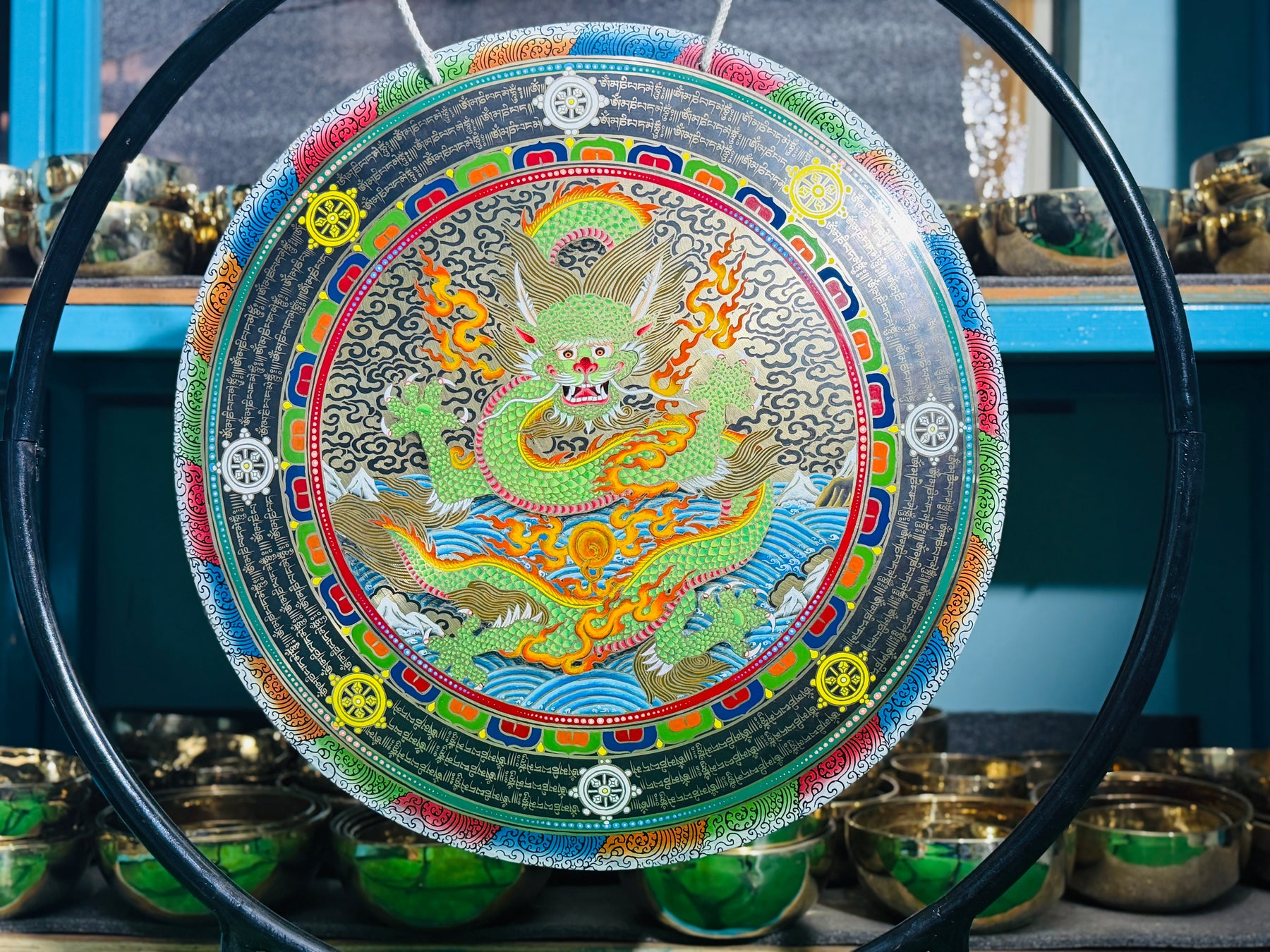 26 Inch Bronze Gong Handmade In Nepal One of One 0034