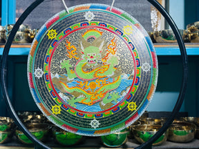 26 Inch Bronze Gong Handmade In Nepal One of One 0034