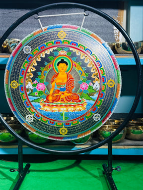 26 Inch Bronze Gong Handmade In Nepal One of One 0036
