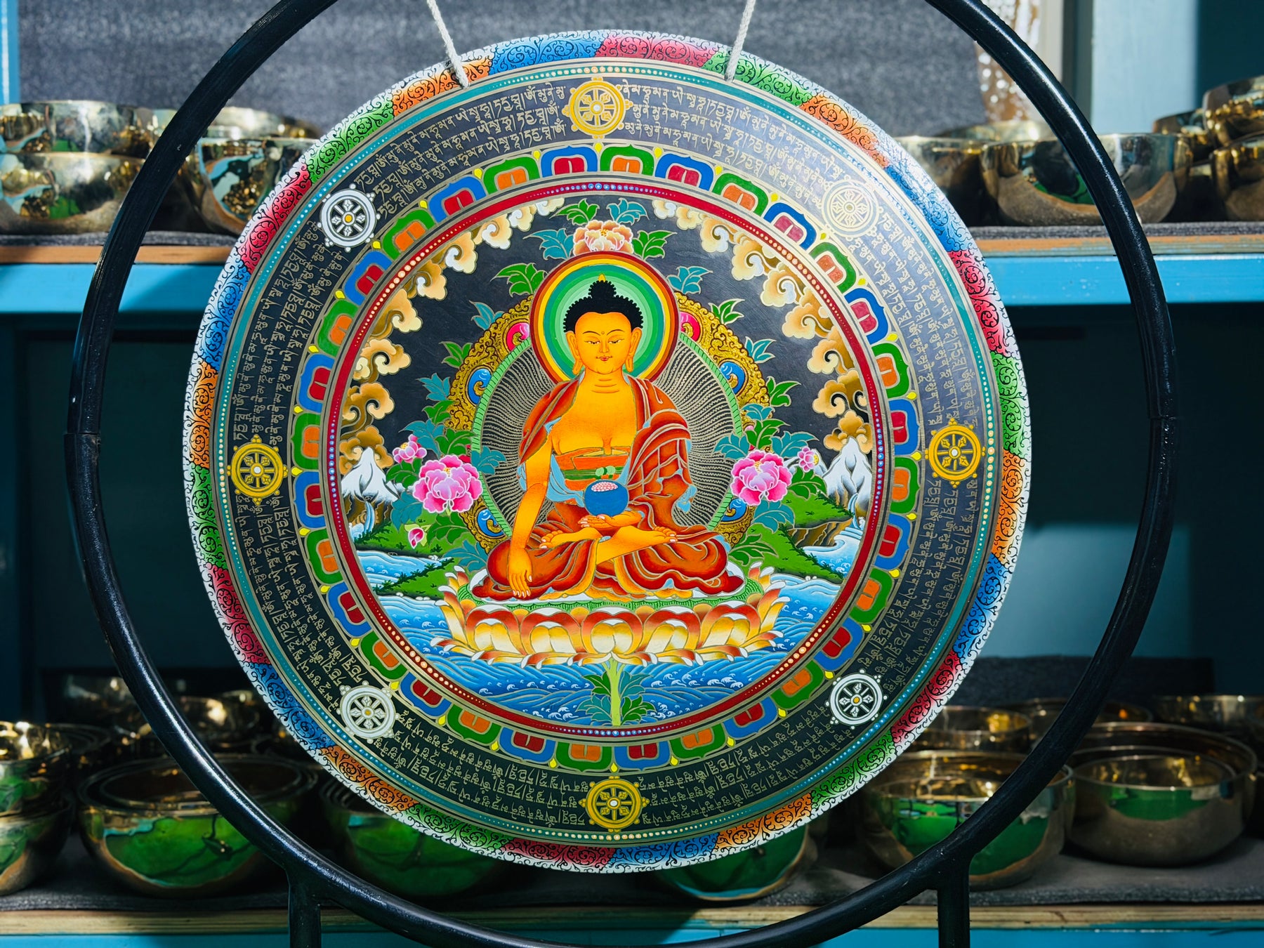26 Inch Bronze Gong Handmade In Nepal One of One 0036