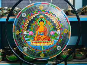 26 Inch Bronze Gong Handmade In Nepal One of One 0036
