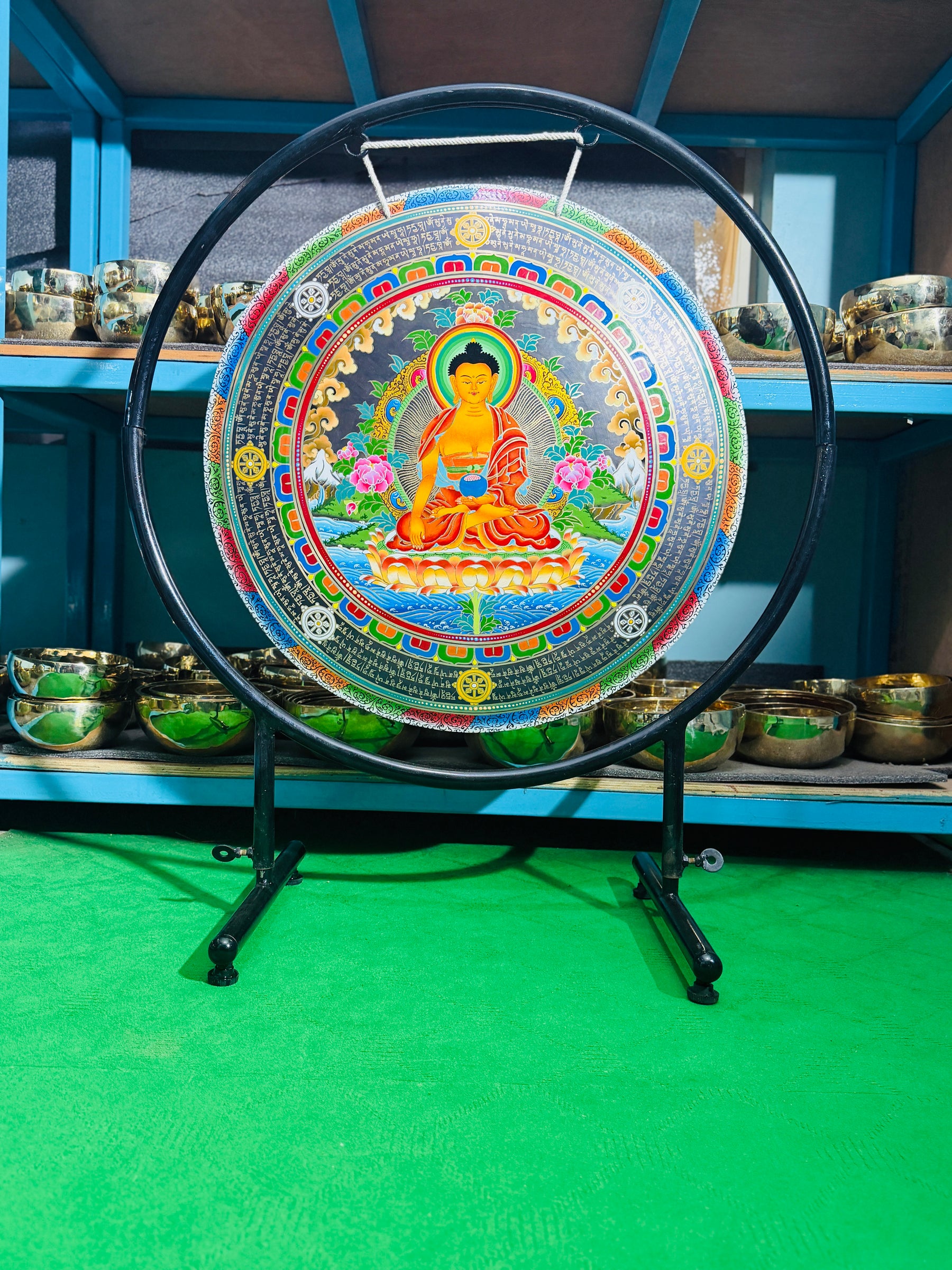 26 Inch Bronze Gong Handmade In Nepal One of One 0036