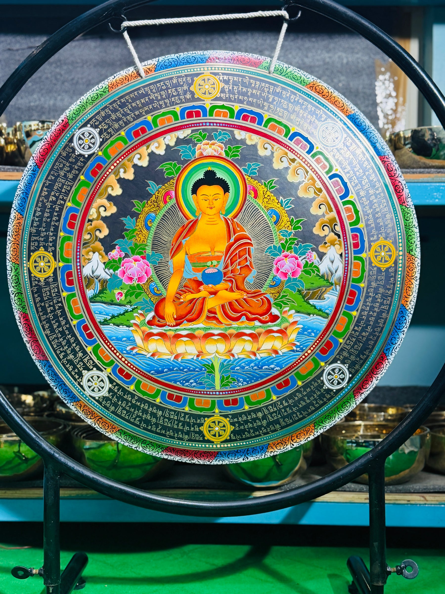 26 Inch Bronze Gong Handmade In Nepal One of One 0036