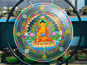 26 Inch Bronze Gong Handmade In Nepal One of One 0036