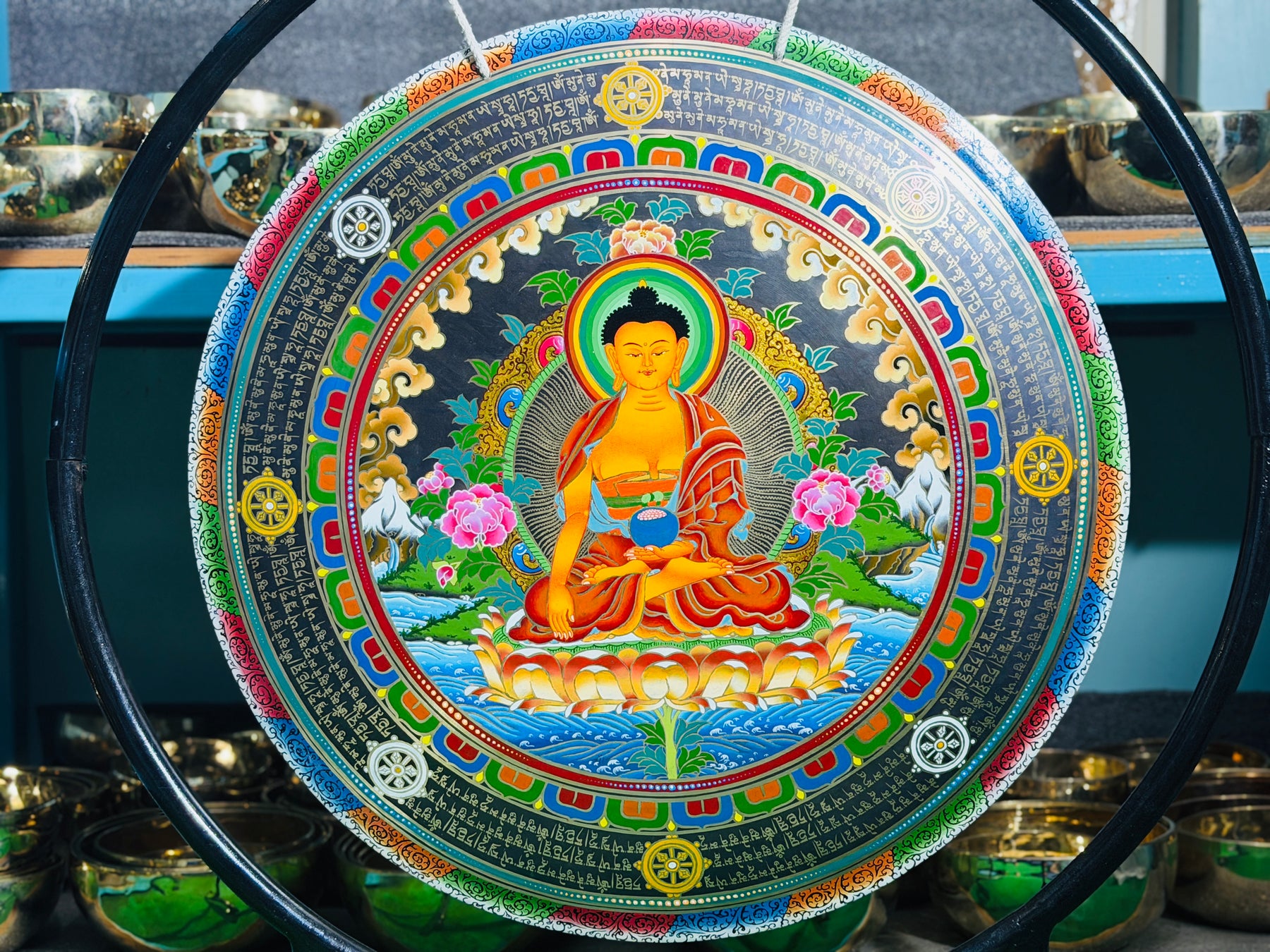 26 Inch Bronze Gong Handmade In Nepal One of One 0036