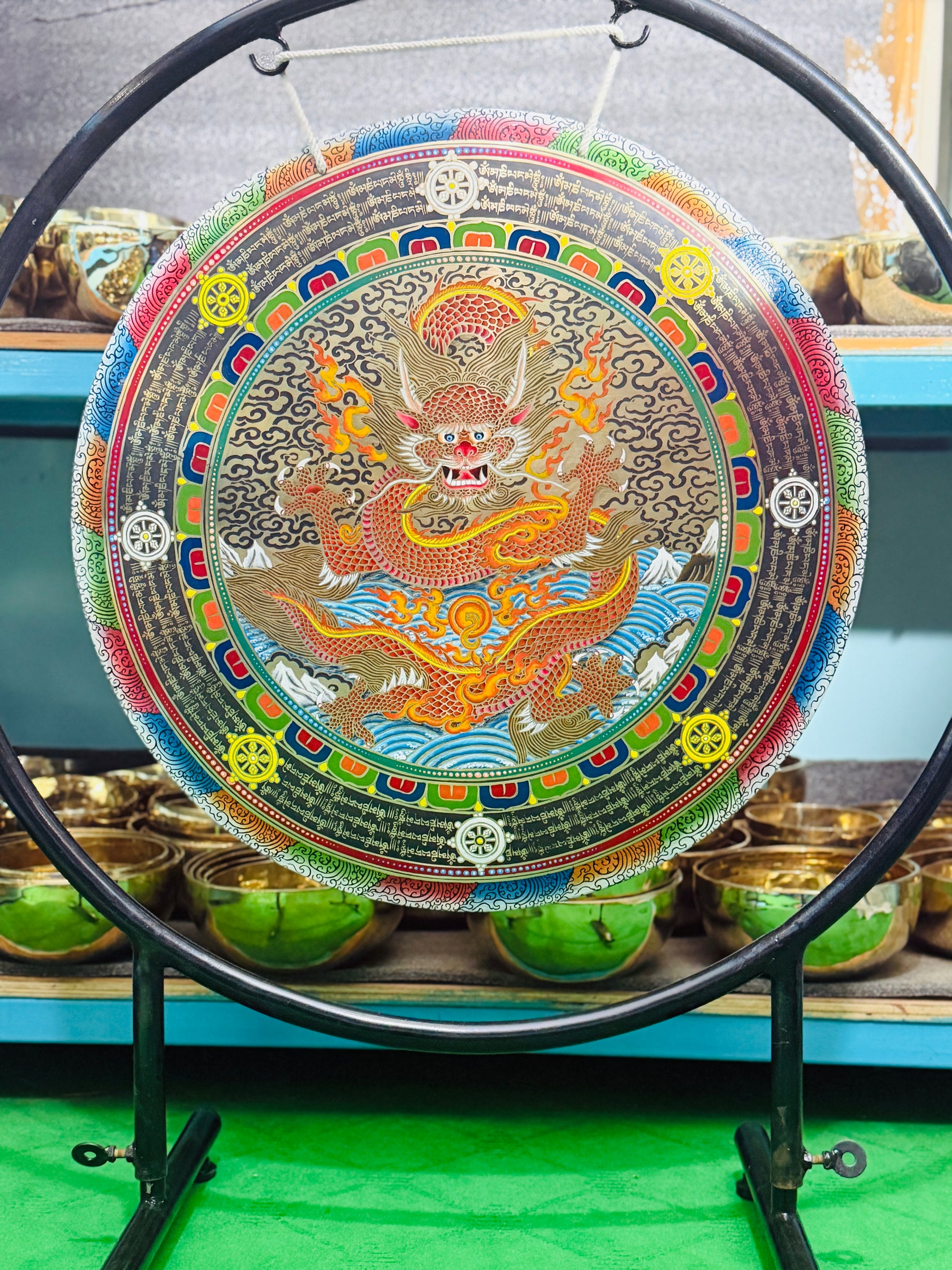 26 Inch Bronze Gong Handmade In Nepal One of One 0037