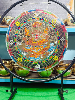 26 Inch Bronze Gong Handmade In Nepal One of One 0037