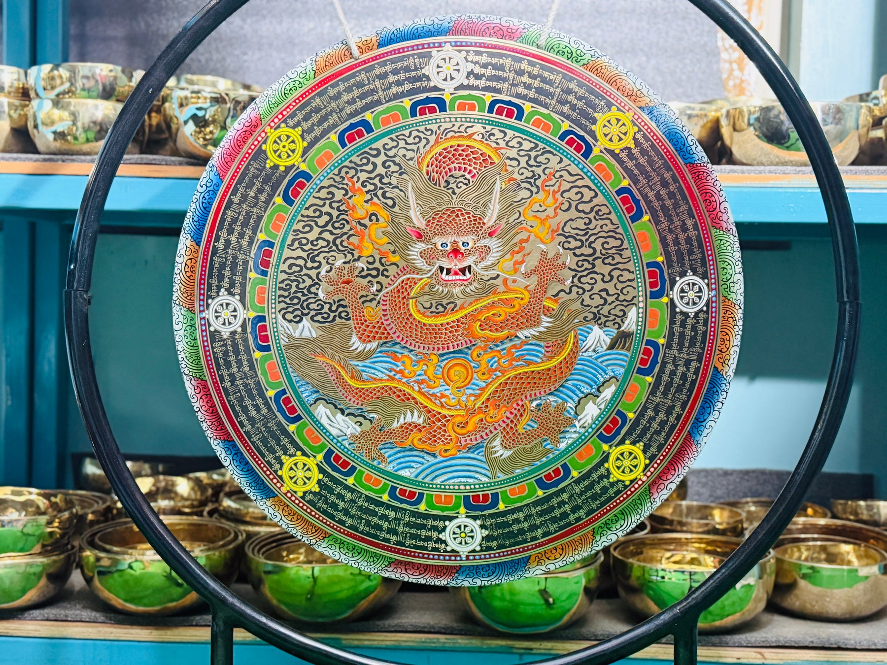 26 Inch Bronze Gong Handmade In Nepal One of One 0037