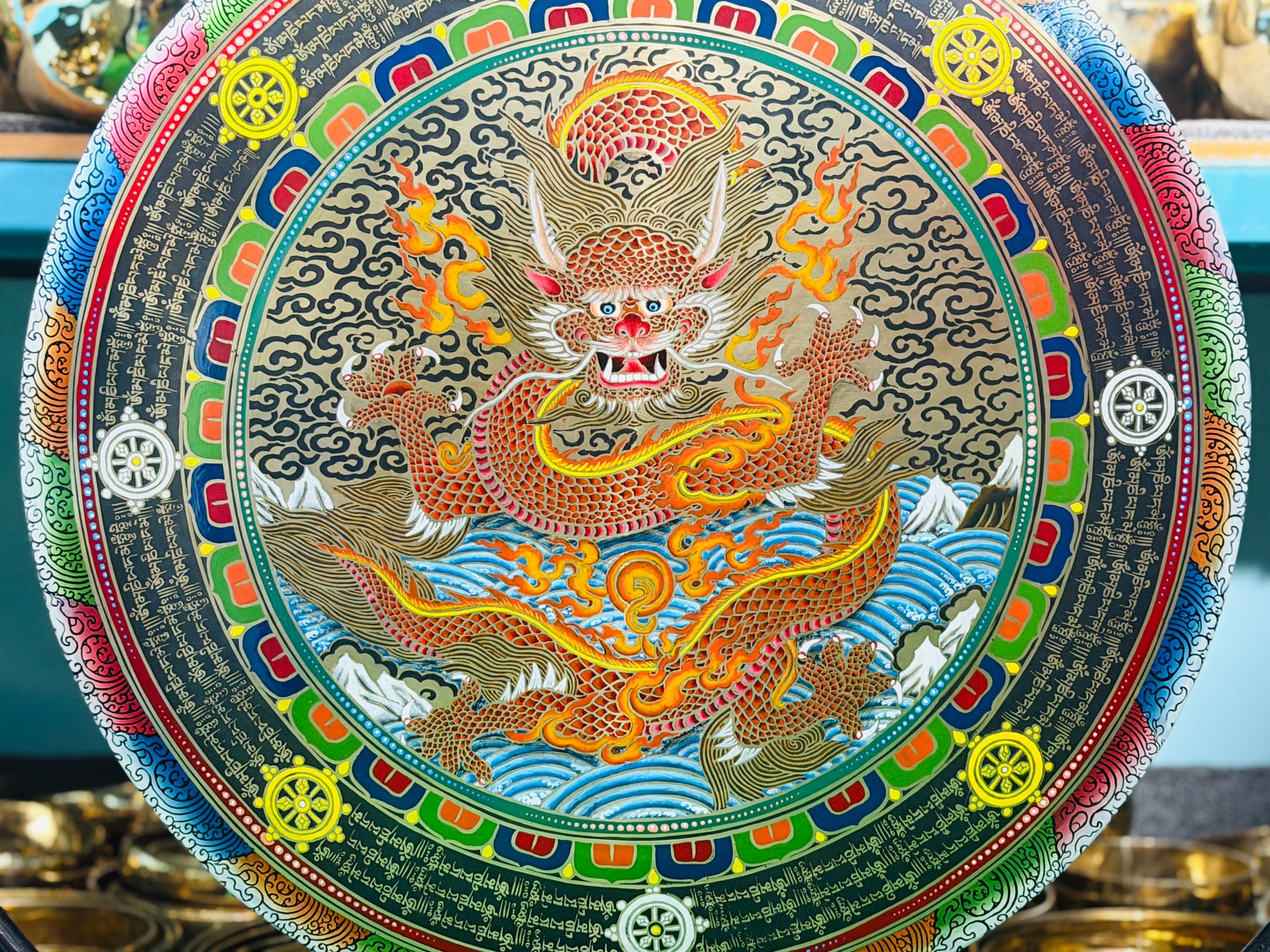 26 Inch Bronze Gong Handmade In Nepal One of One 0037