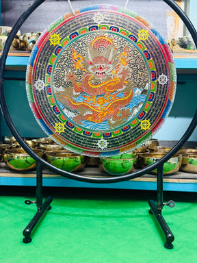 26 Inch Bronze Gong Handmade In Nepal One of One 0037