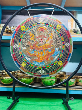 26 Inch Bronze Gong Handmade In Nepal One of One 0037