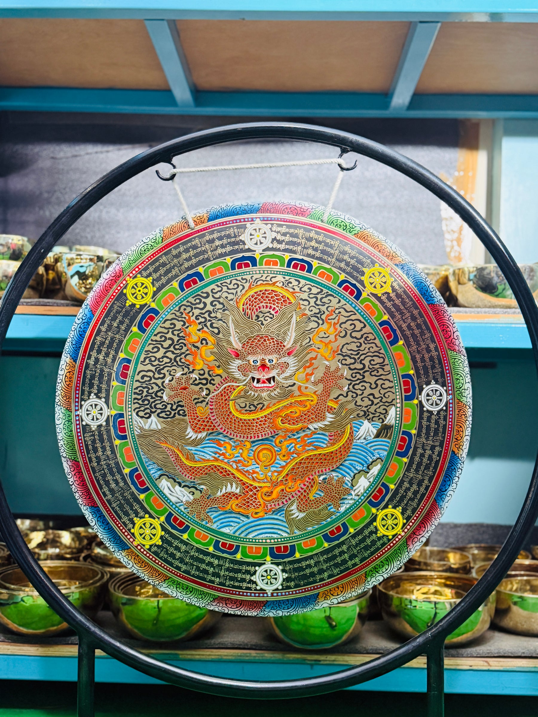 26 Inch Bronze Gong Handmade In Nepal One of One 0037