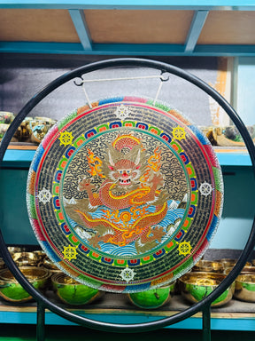 26 Inch Bronze Gong Handmade In Nepal One of One 0037