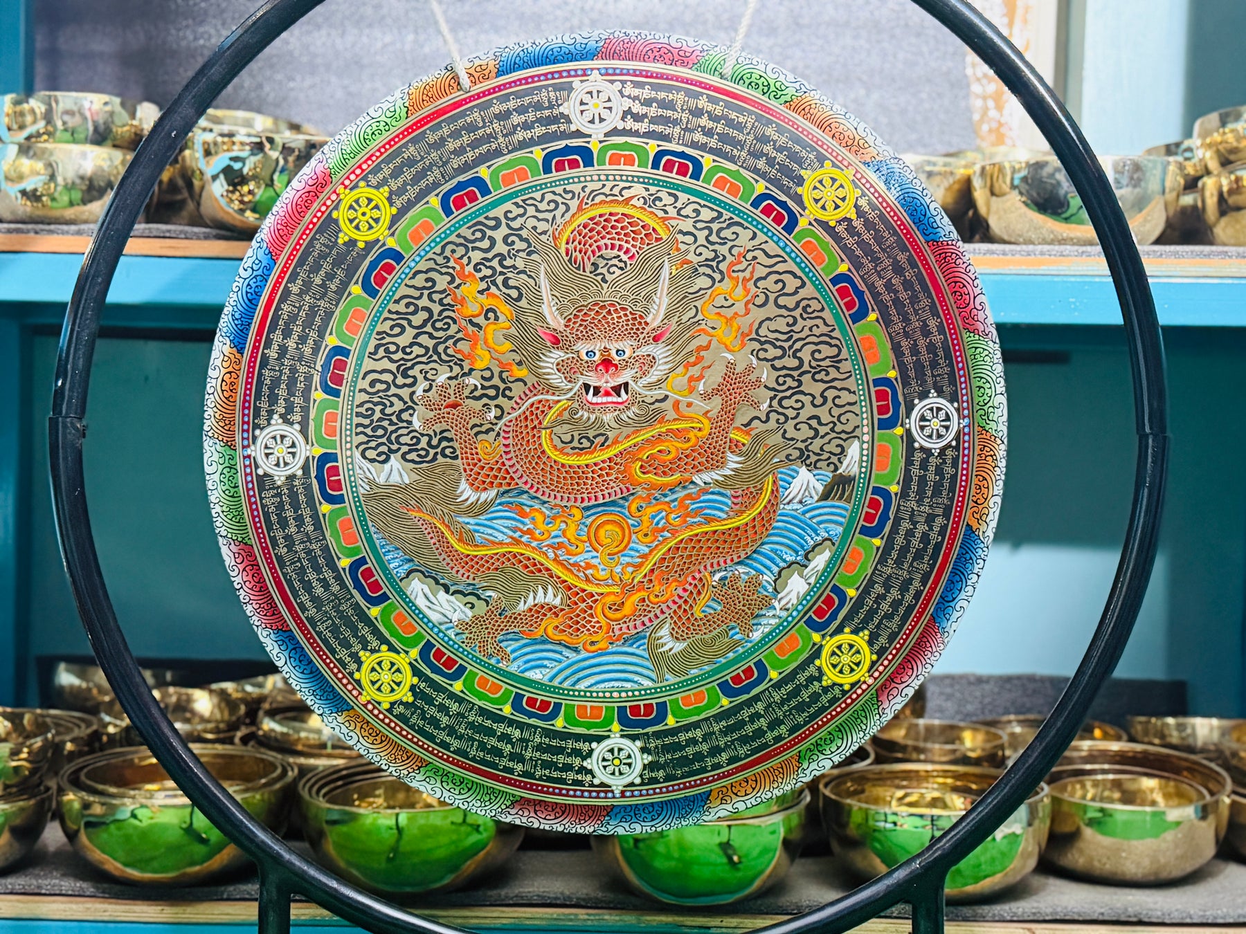 26 Inch Bronze Gong Handmade In Nepal One of One 0037