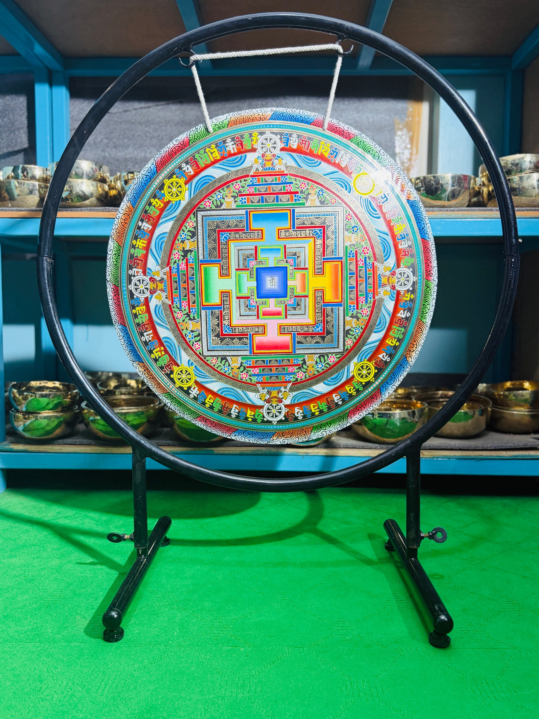 26 Inch Bronze Gong Handmade In Nepal One of One 0038