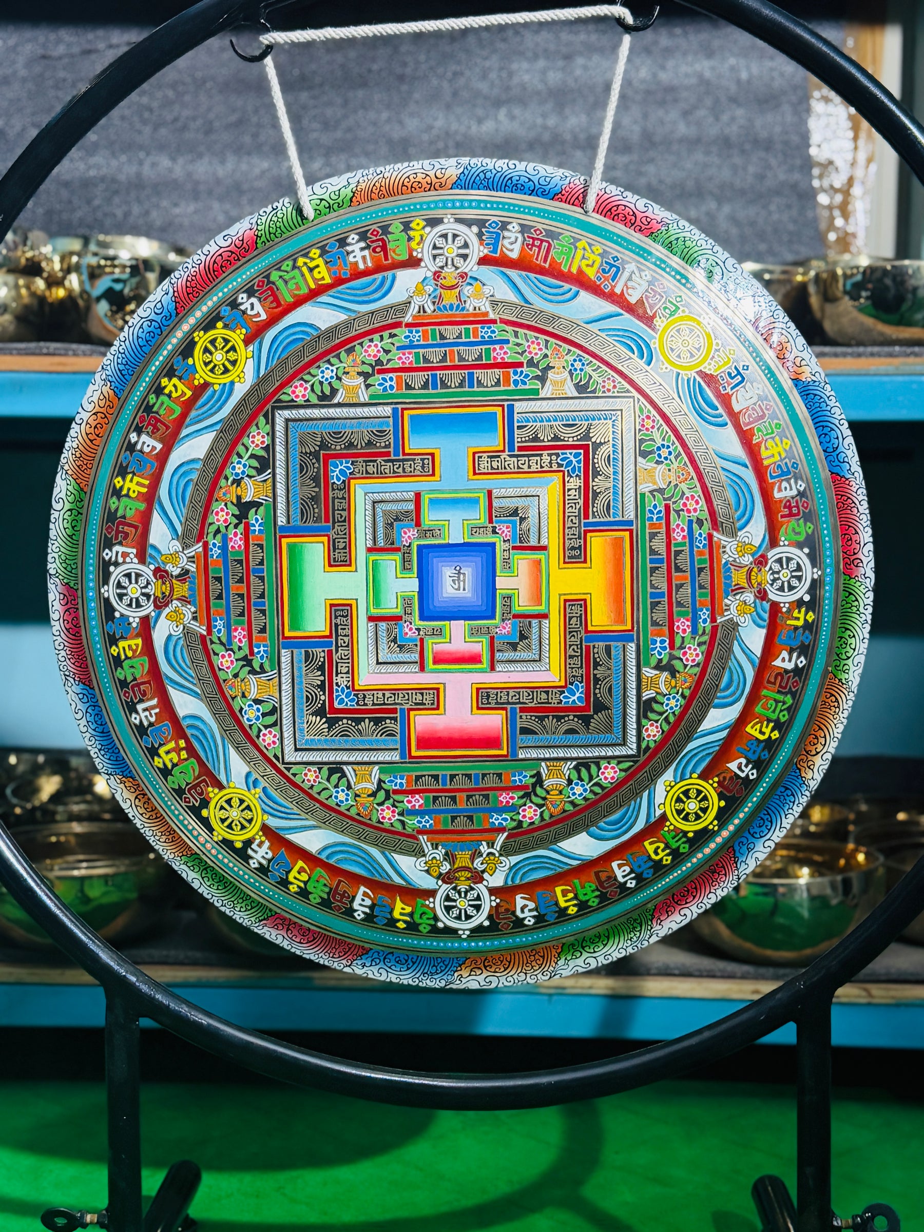 26 Inch Bronze Gong Handmade In Nepal One of One 0038