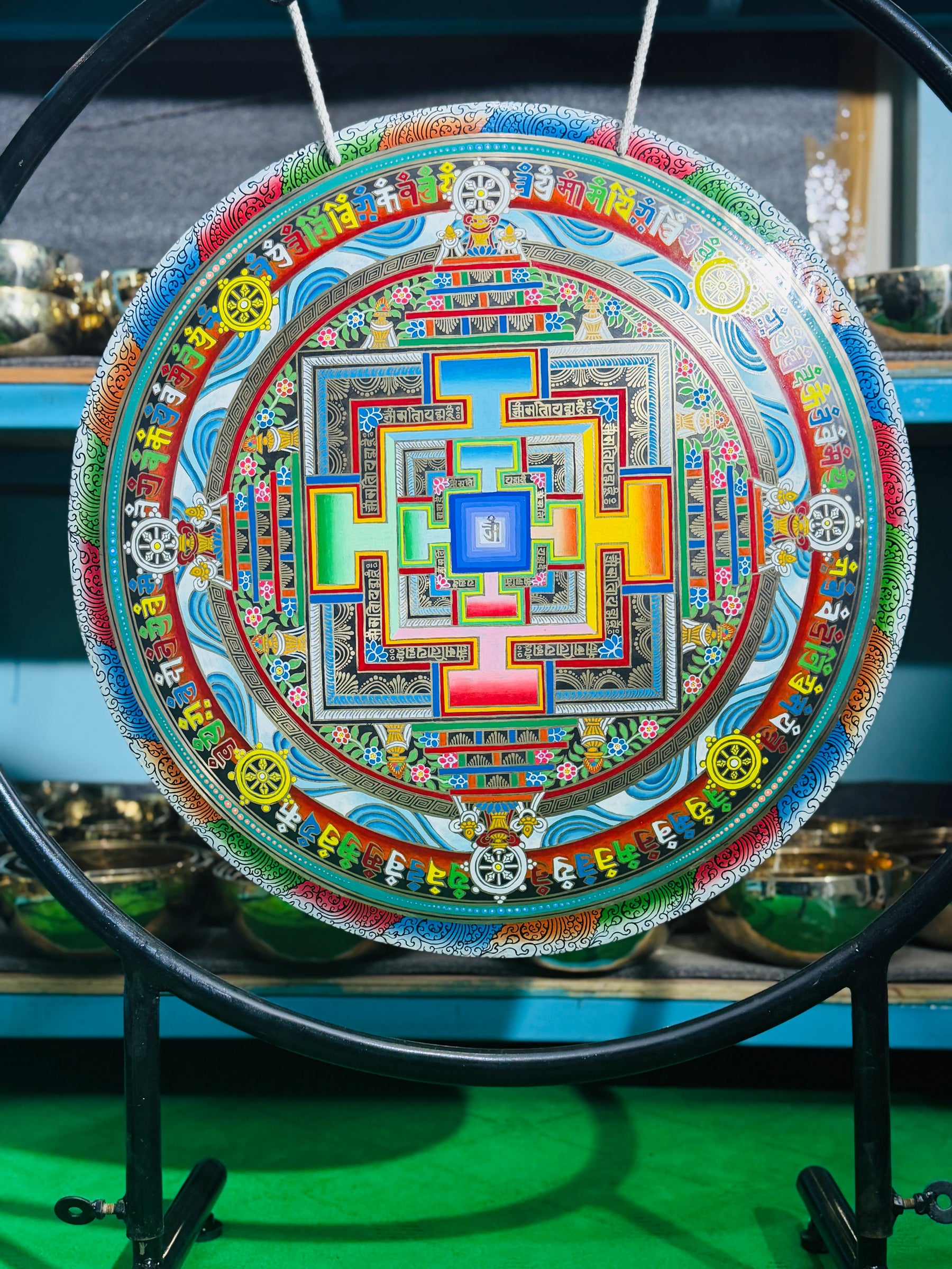 26 Inch Bronze Gong Handmade In Nepal One of One 0038