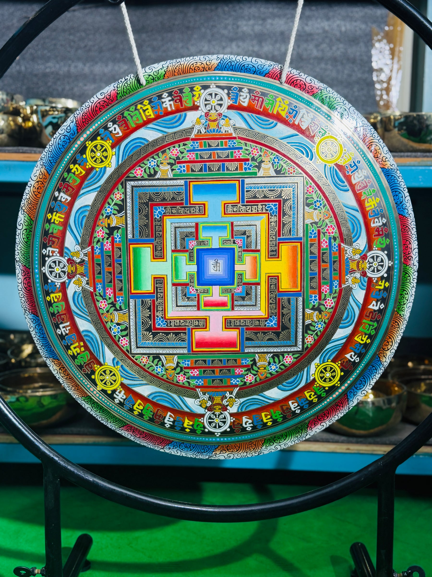 26 Inch Bronze Gong Handmade In Nepal One of One 0038