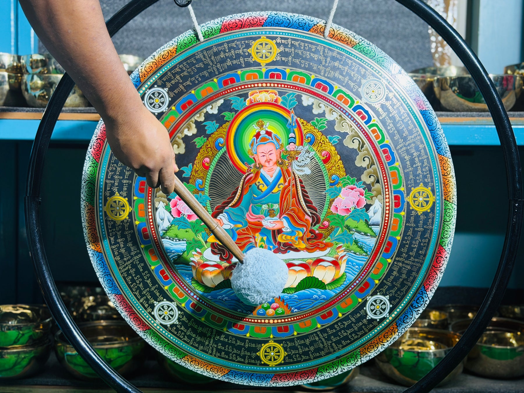 26 Inch Bronze Gong Handmade In Nepal One of One 0039