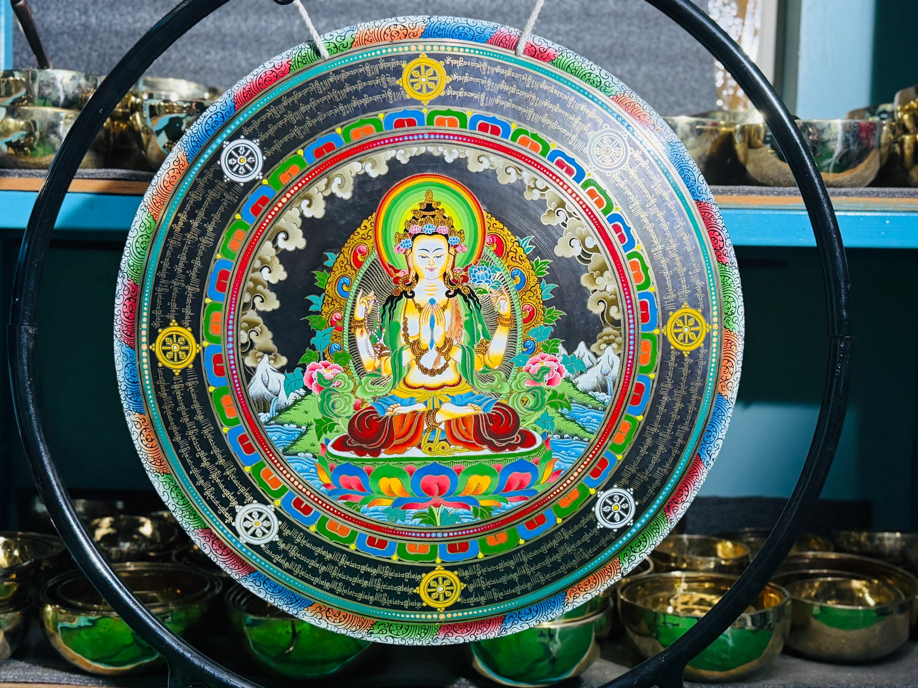 26 Inch Bronze Gong Handmade In Nepal One of One 0040
