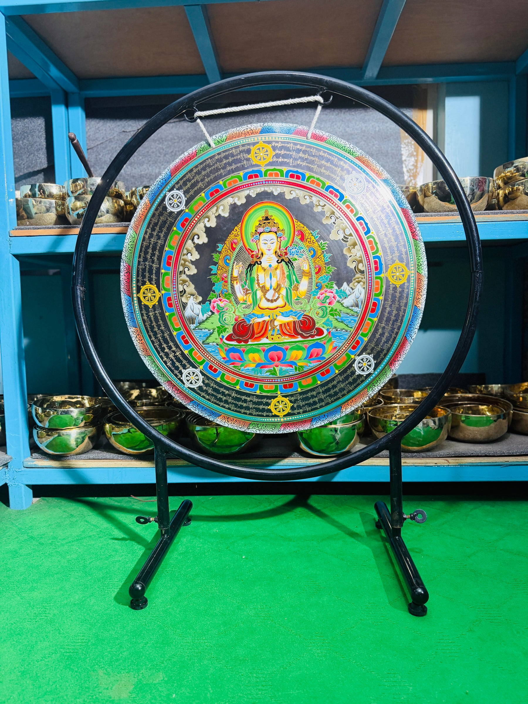 26 Inch Bronze Gong Handmade In Nepal One of One 0040