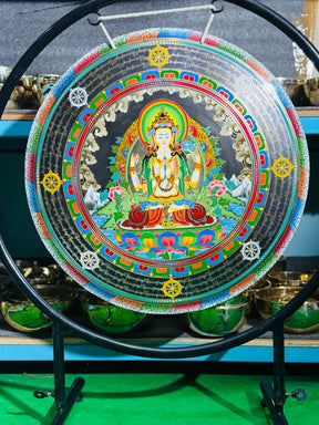 26 Inch Bronze Gong Handmade In Nepal One of One 0040