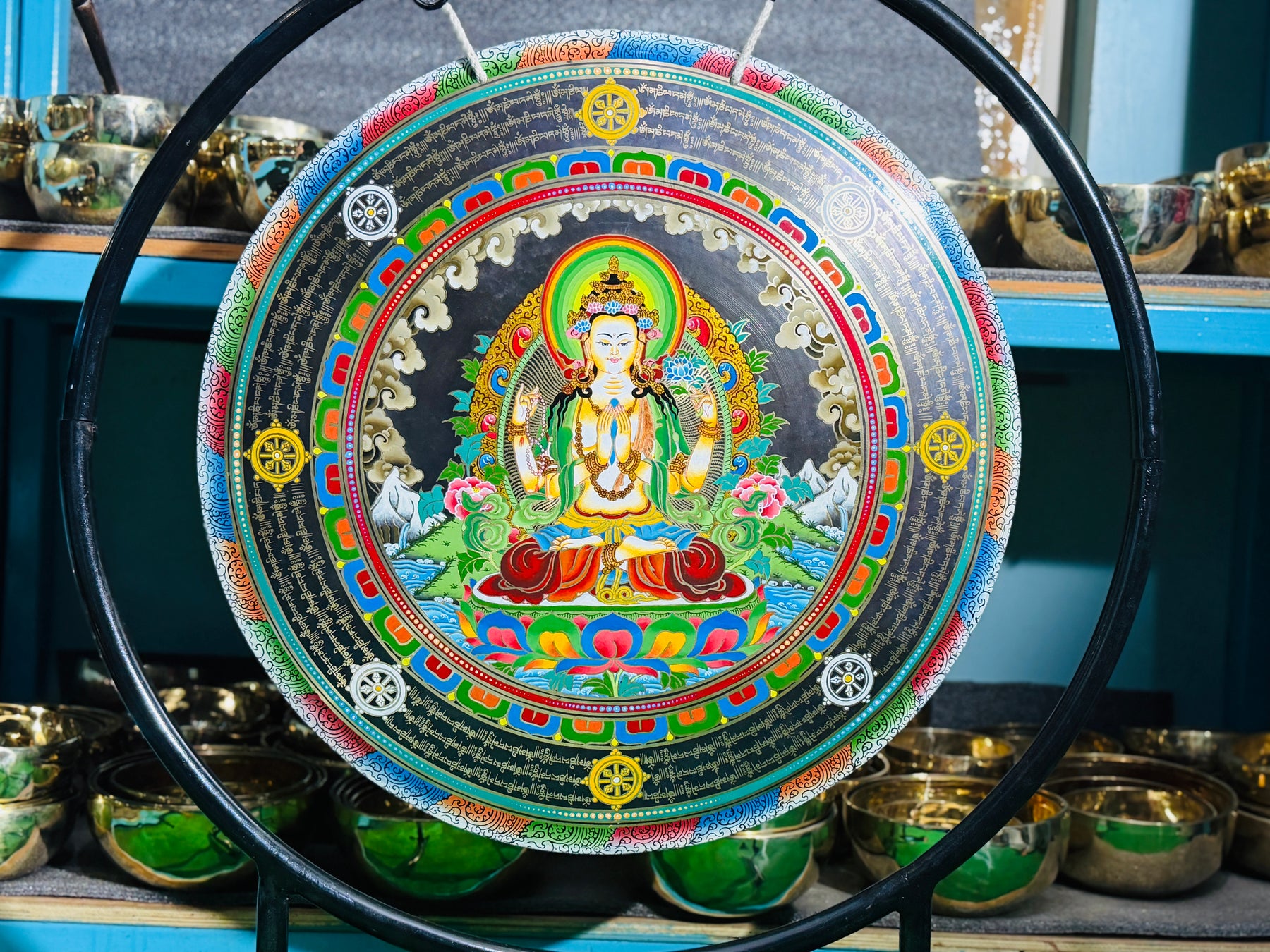 26 Inch Bronze Gong Handmade In Nepal One of One 0040