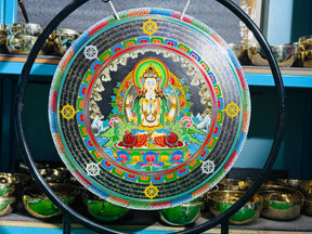 26 Inch Bronze Gong Handmade In Nepal One of One 0040