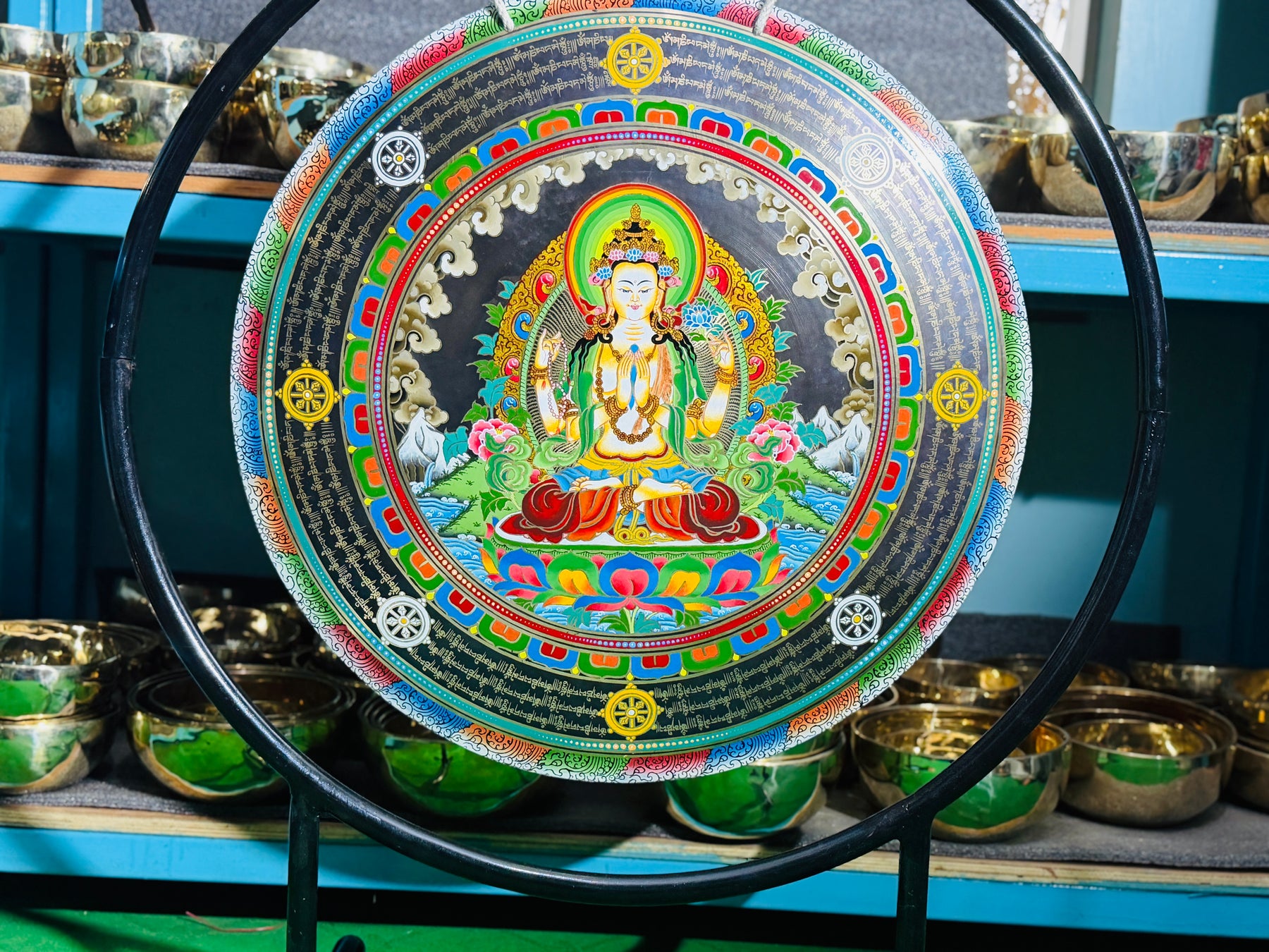 26 Inch Bronze Gong Handmade In Nepal One of One 0040