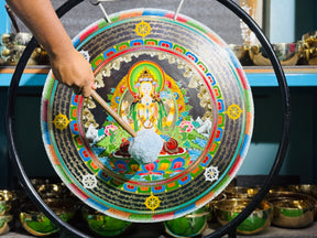 26 Inch Bronze Gong Handmade In Nepal One of One 0040