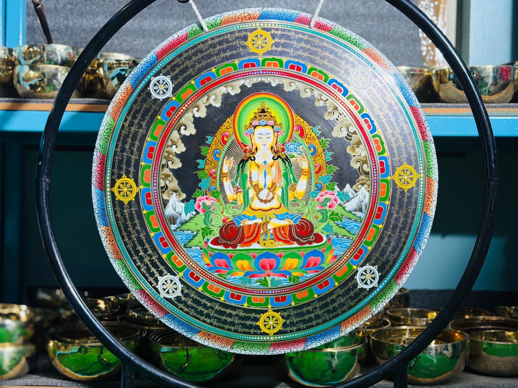 26 Inch Bronze Gong Handmade In Nepal One of One 0040