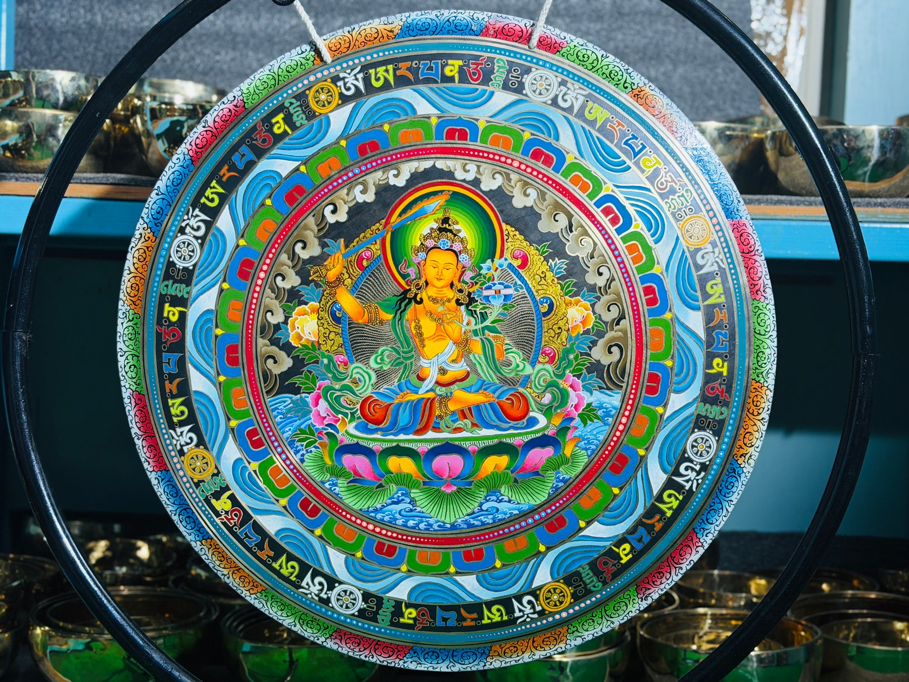 26 Inch Bronze Gong Handmade In Nepal One of One 0041