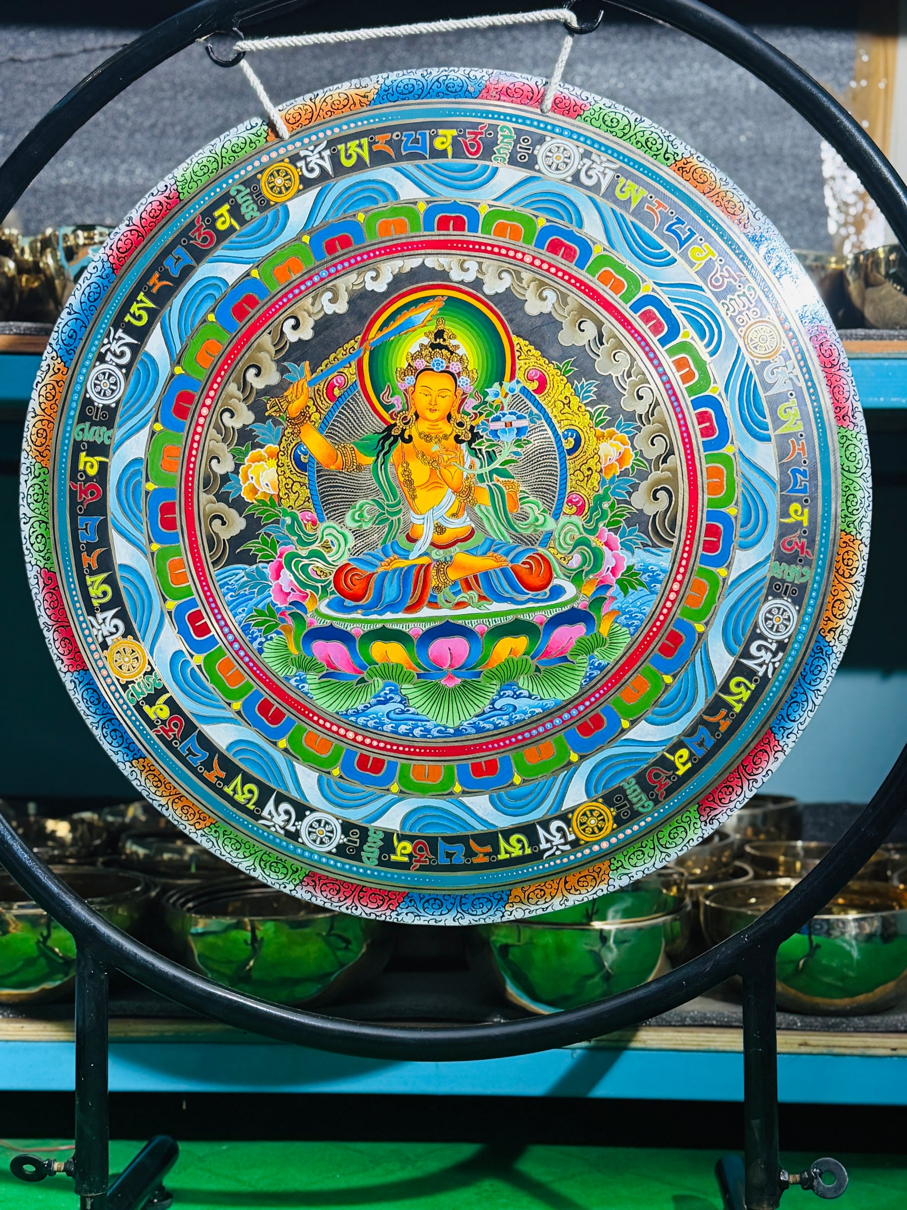26 Inch Bronze Gong Handmade In Nepal One of One 0041
