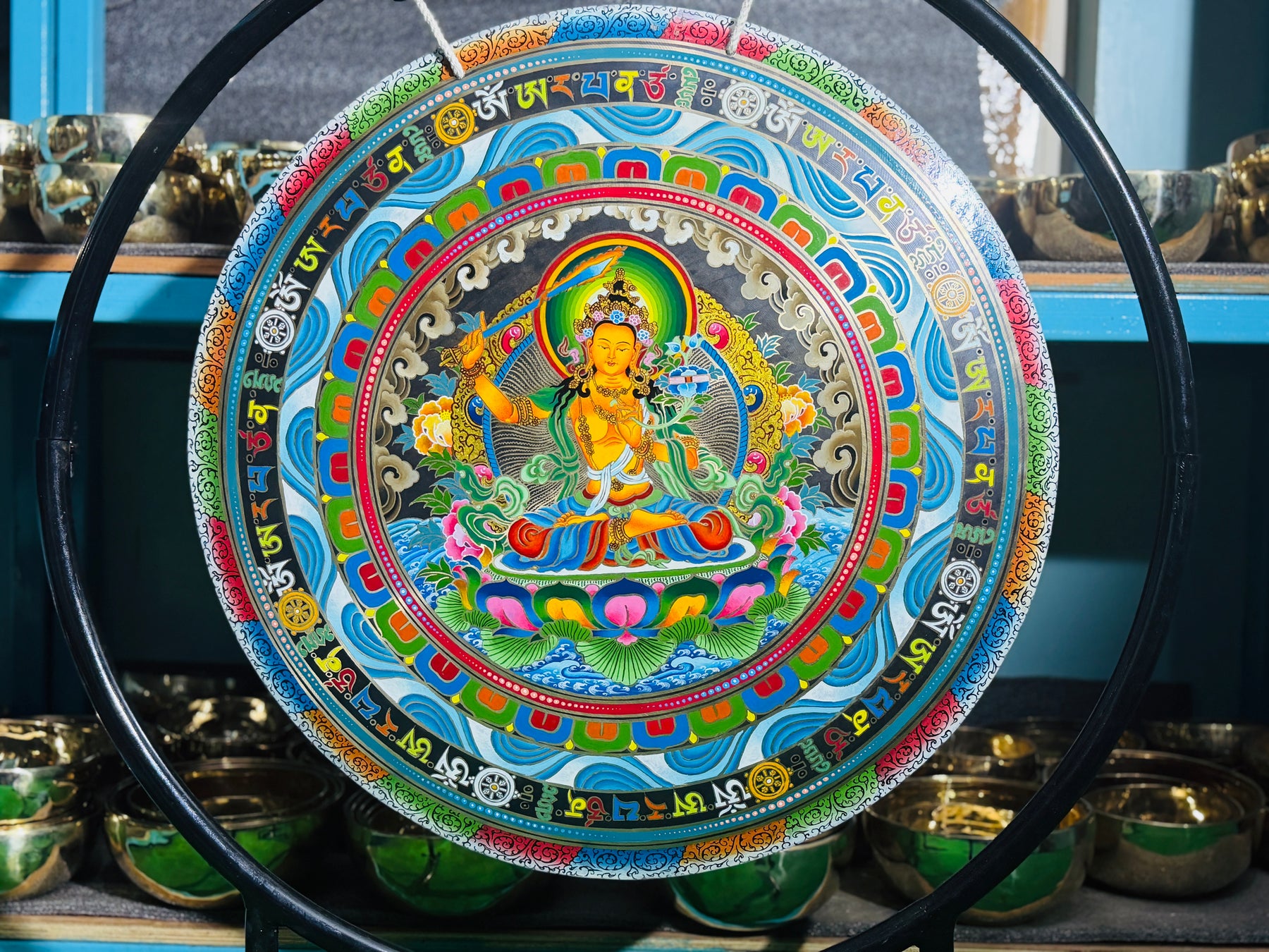 26 Inch Bronze Gong Handmade In Nepal One of One 0041