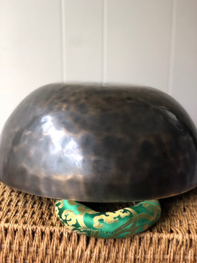 The Galaxy Bundle: Curated Set Of 4 Handmade Singing Bowls From Nepal (14 inch, 12 inch, 9 inch 6 inch)