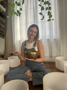 The Foundations Of Sound Starter Set: 2 Bronze Singing Bowls And How To Play Course