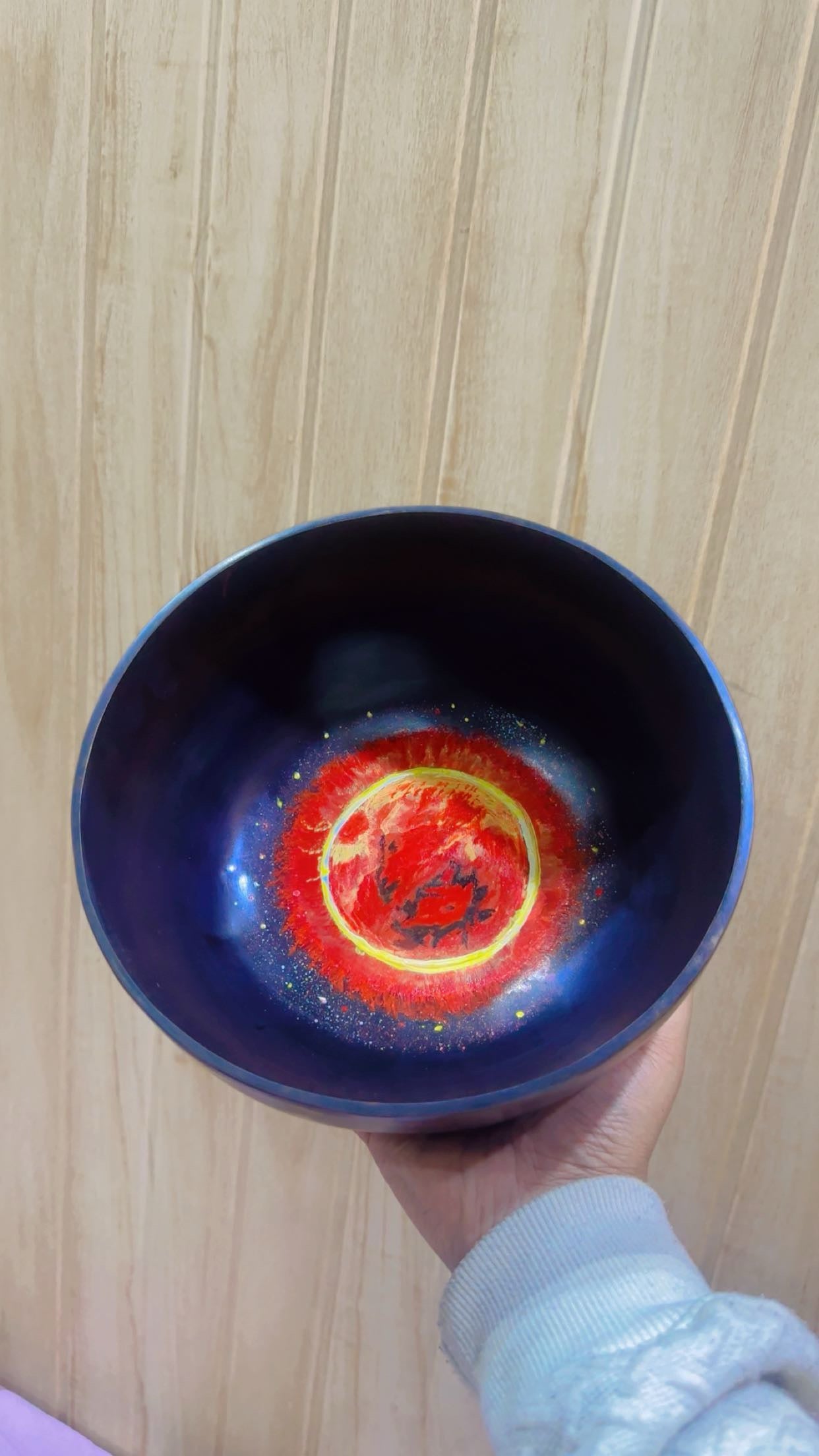 The Blood Moon Eclipse 8 Inch Singing Bowl