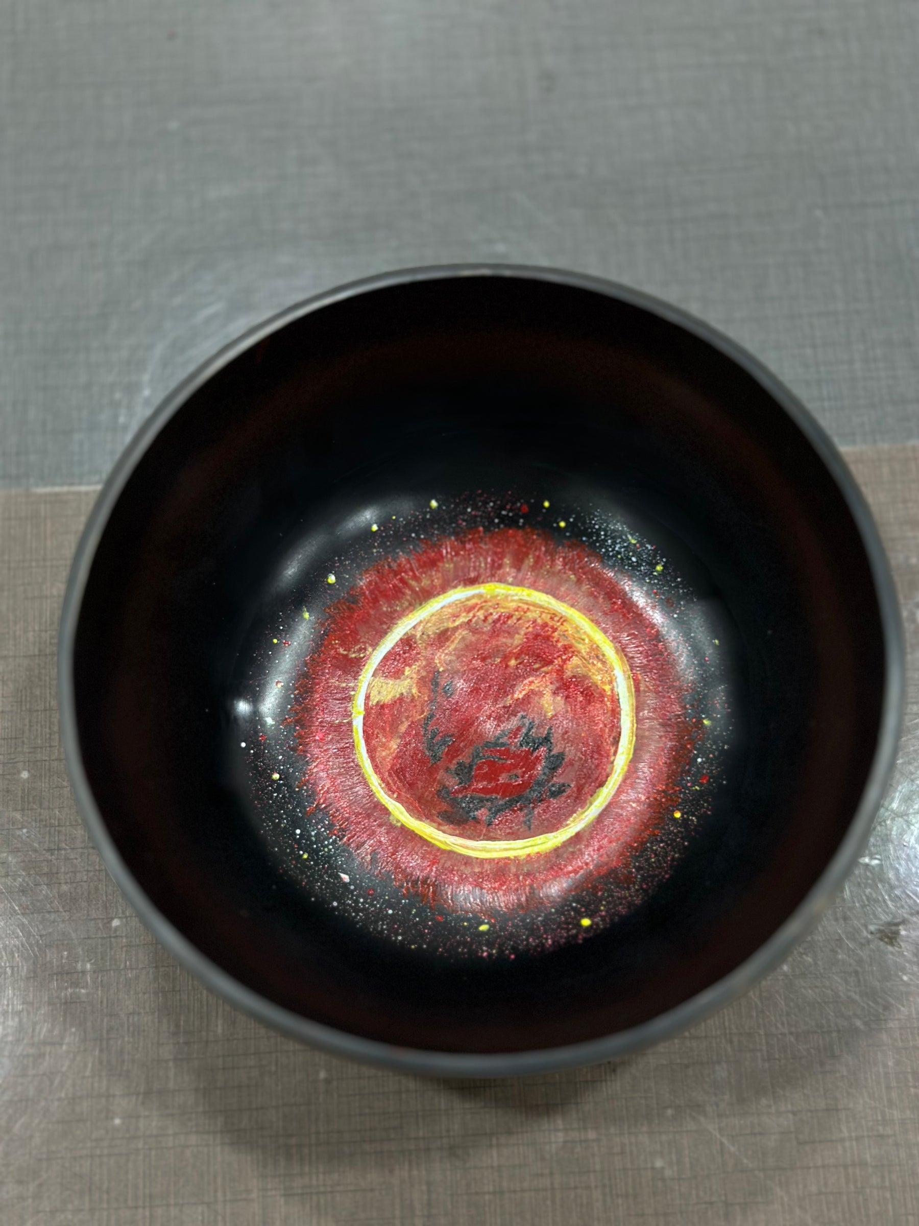 The Blood Moon Eclipse 8 Inch Singing Bowl