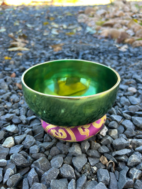 5.5 Inch 4th Octave F-Note Heart Chakra Bowl - Series of 4