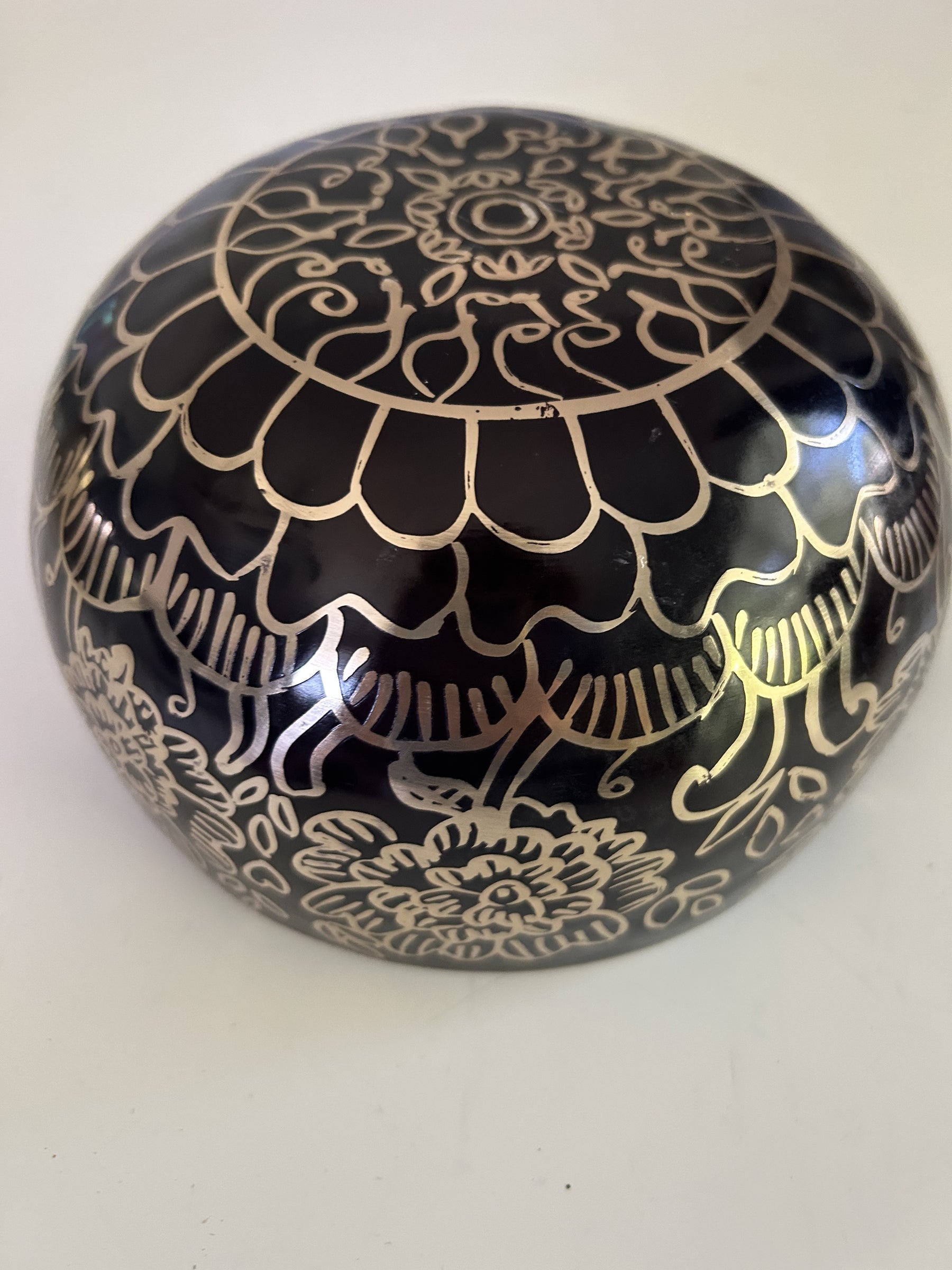 7.5 Inch Bronze F Sharp 3 One Of A Kind Singing Bowl CUSTOM-0006
