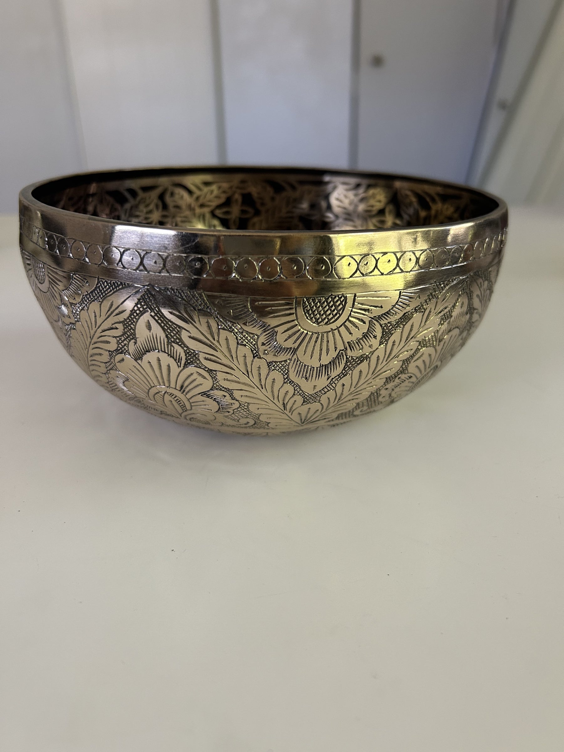 7.25 Inch Bronze A Flat 3 One Of A Kind Singing Bowl CUSTOM-0007