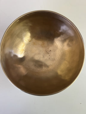 8.6 Inch Bronze D3 One Of A Kind Singing Bowl CUSTOM-0013