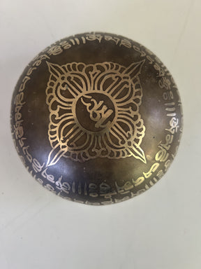 5 Inch Bronze A4 One Of A Kind Singing Bowl CUSTOM-0017