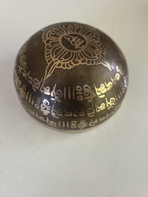 5 Inch Bronze A4 One Of A Kind Singing Bowl CUSTOM-0017