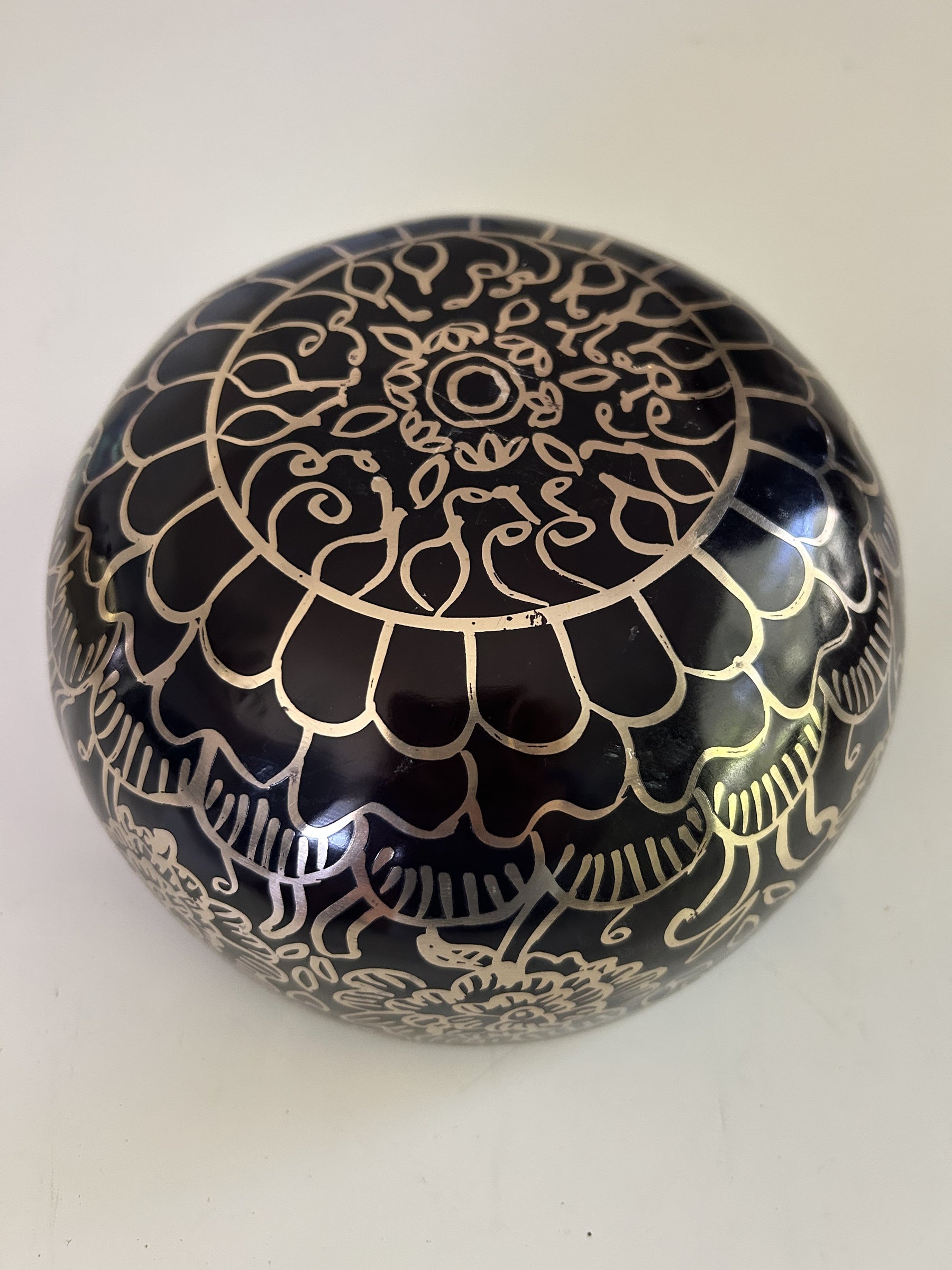 7.5 Inch Bronze F Sharp 3 One Of A Kind Singing Bowl CUSTOM-0006