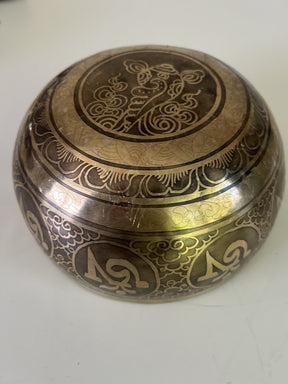 7 Inch Bronze A3 One Of A Kind Singing Bowl CUSTOM-0001