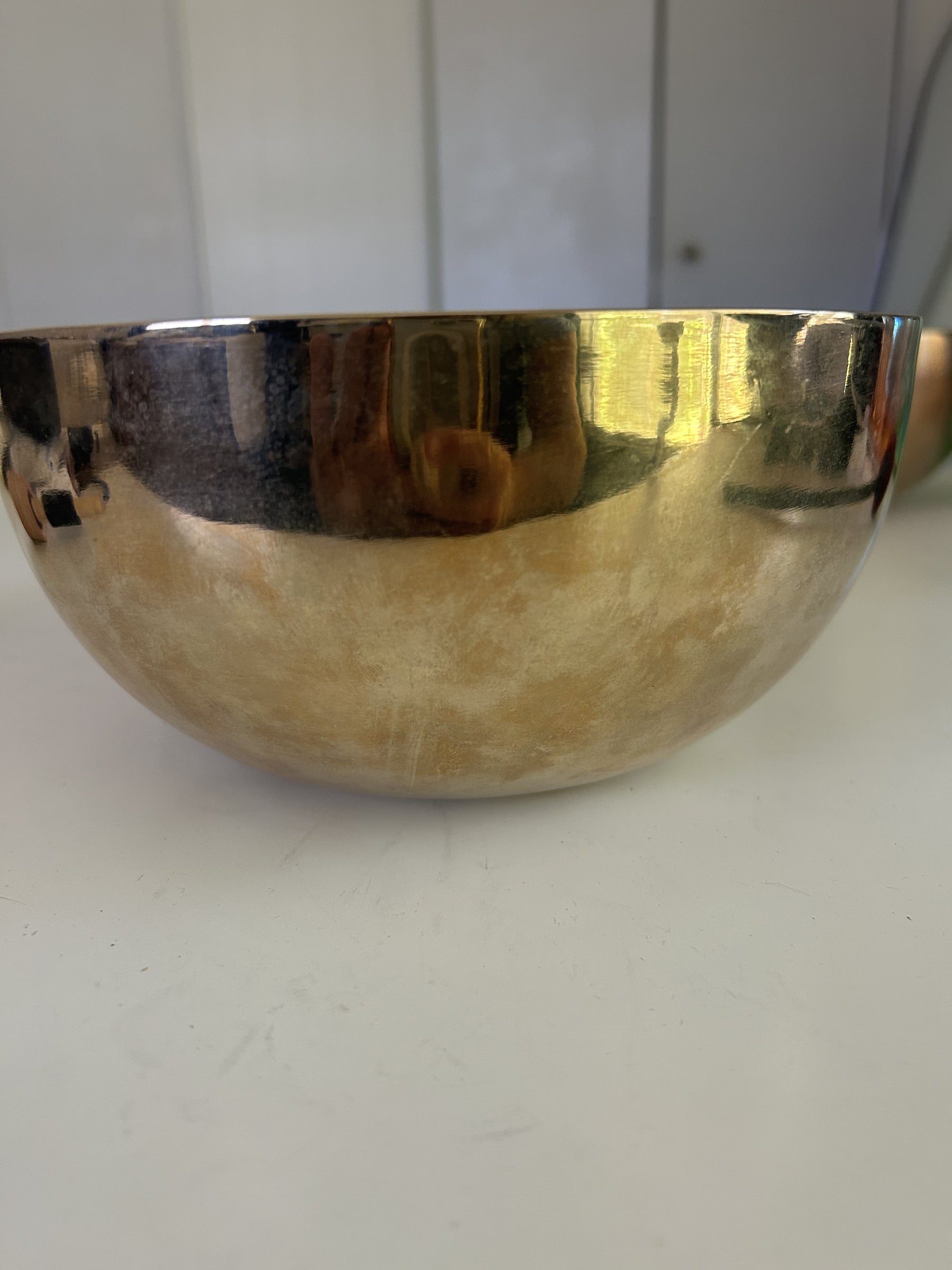 8.5 Inch Bronze C3 One Of A Kind Singing Bowl CUSTOM-0014